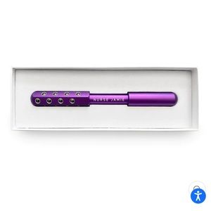 Nurse Jamie Uplift Massaging Beauty Roller Purple original box and user guide